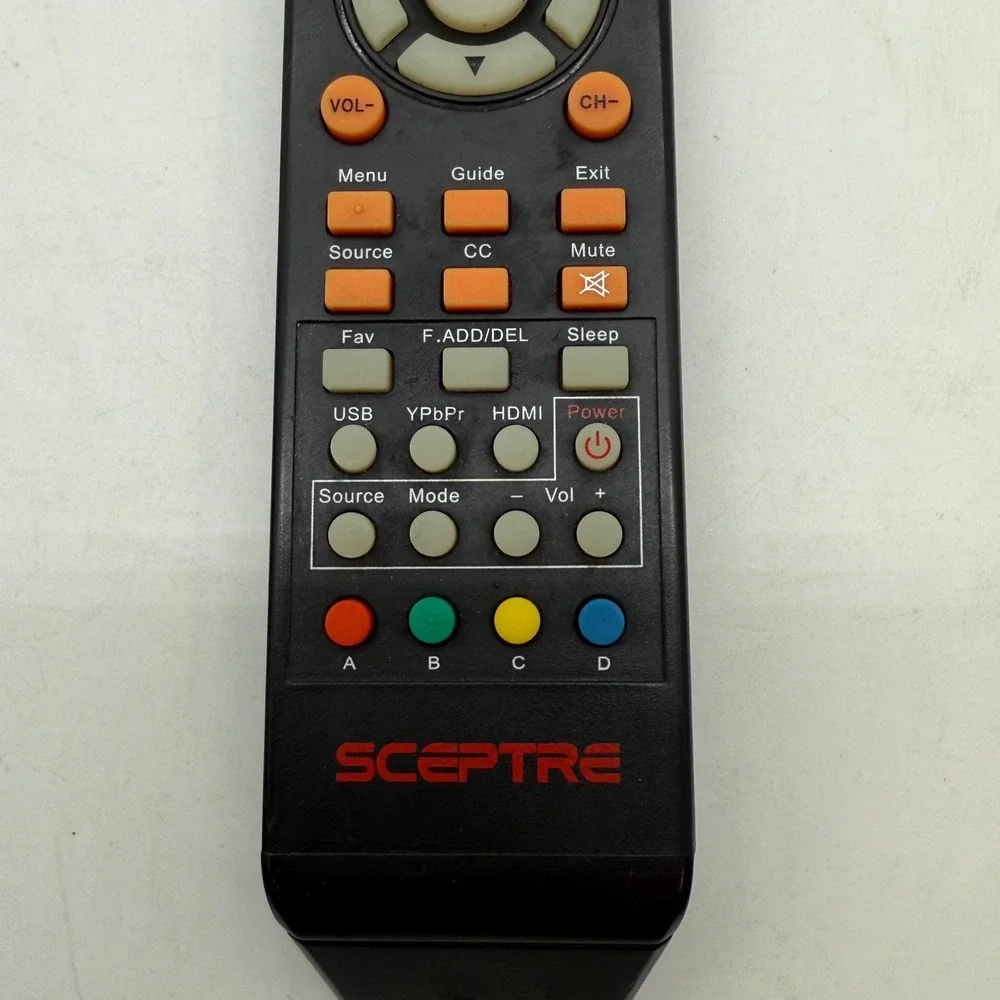 SCEPTRE‎ Black Remote Control TV Remote for SCEPTRE TVs